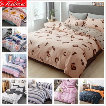 

1.2m 1.35m 1.5m 1.8m 2m 2.2m Bed Sheet Duvet Cover Pillowcase Bedding Set Adult Kids Single Twin Queen King Double Size 220x240