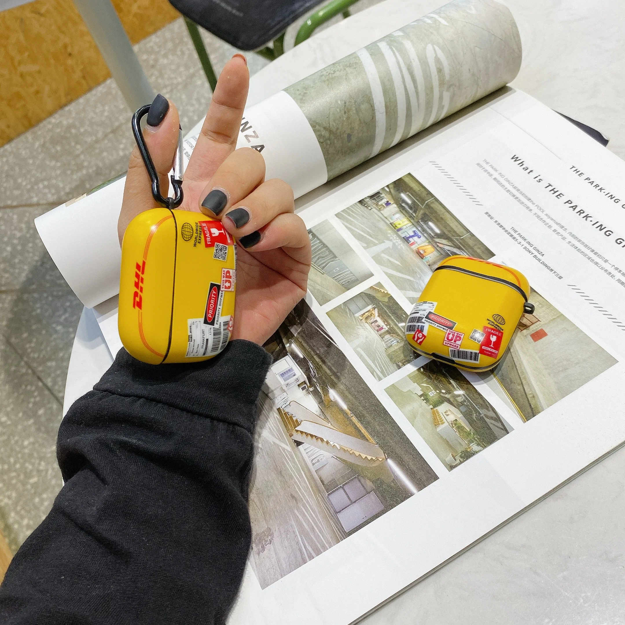 DHL Express 50th anniversary Edition Label беспроводной Bluetooth наушники гарнитура чехол для Airpods 1 2 pro Air pods pro 3 Чехол
