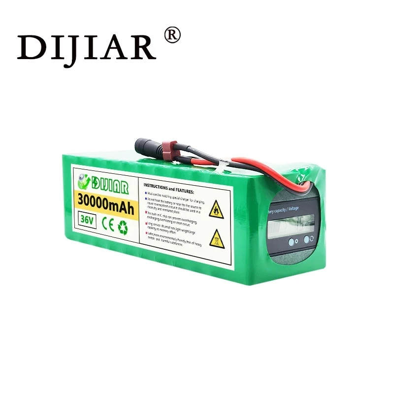 DiJiar 36V Lithium Battery 10S4P Electric Bike Scooter 500W Large Capacity Pack + Display | Электроника