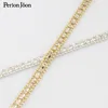 1 yard 5mm width of small rhinestone trim plating sliver crystal chain ribbon for clothing shoes decorative accessories ML068 ► Photo 3/4