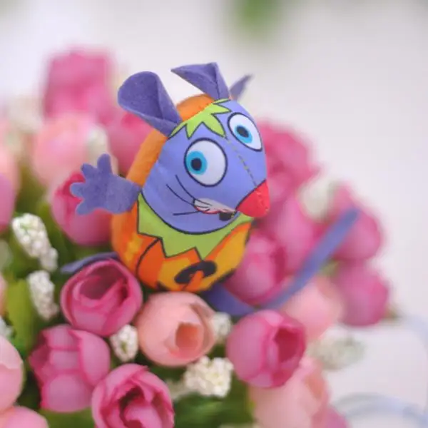 Кошка щенок игрушка случайным образом холст игрушки кусать Жевательная мышь котенок Домашние животные Собаки уникальный