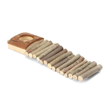 

Home Pet Training Pet Natural Pine Climbing Ladder for Pet Rabbit Hamsters Guinea Pig and Small Animals Supplies