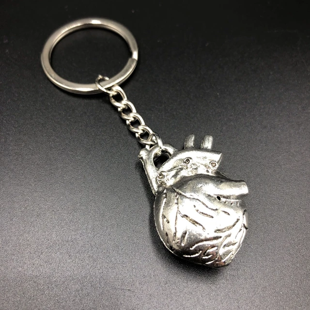 3d Heart Keychain 