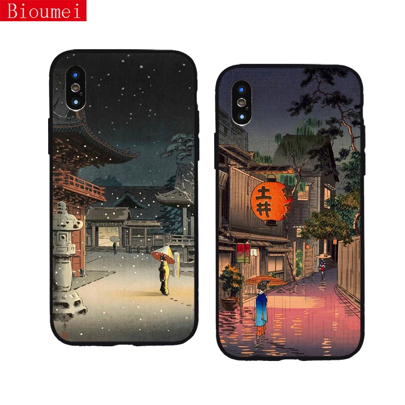 Pait Silicone Case for SE 2020 Iphone11 Pro Max XR X XS 5 6 7 8 Plus Soft Back Cover Fitted 77 Bioumei Eaves Starry Sky Art |