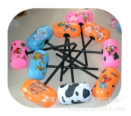 PVC Inflatable Hammer, Inflatable qian dun chui, Meteor Hammer, CHILDREN'S Toy