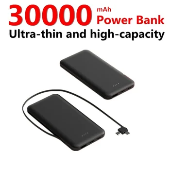 ミニ電源銀行30000mah usb充電ポータブル充電器外部バッテリーパックxiaomi mi 8 iphone 11プロサムスンs8 poverbank