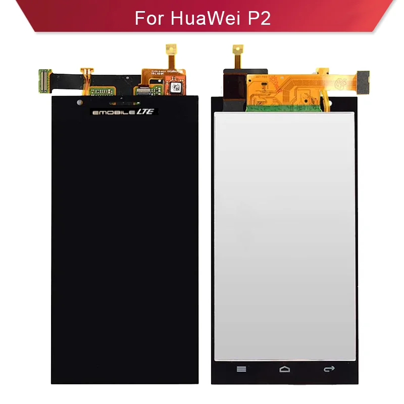 BKparts протестированный 5 шт. для Huawei Ascend P2 ЖК-дисплей сенсорный экран дигитайзер P 2