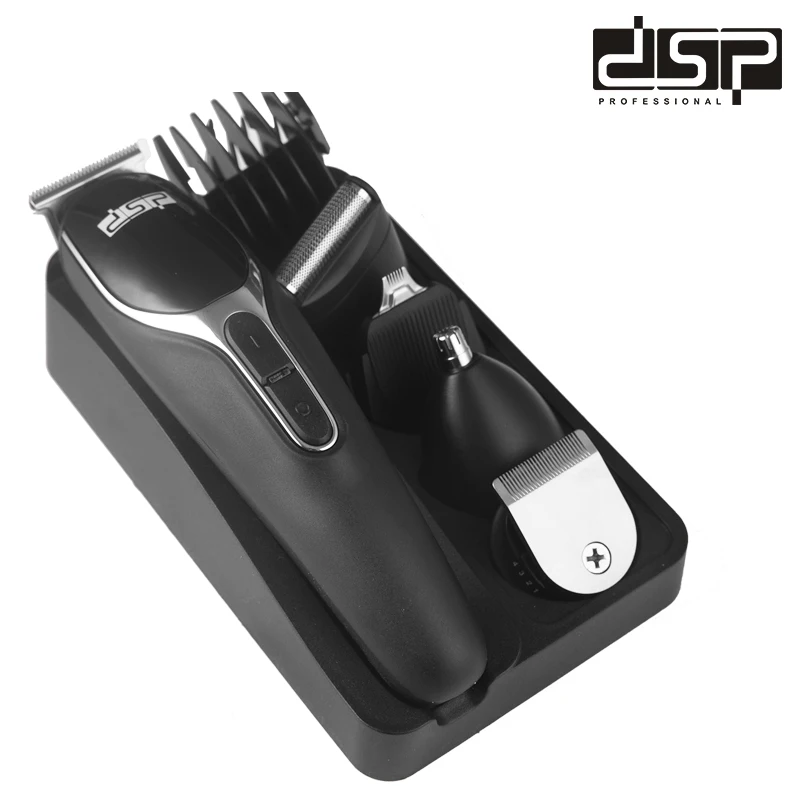 

5 IN 1 Men's Rechargeable Hair Clipper Set DSP Professional Multi-function USB Hair Trimmer Fast Easy to carry