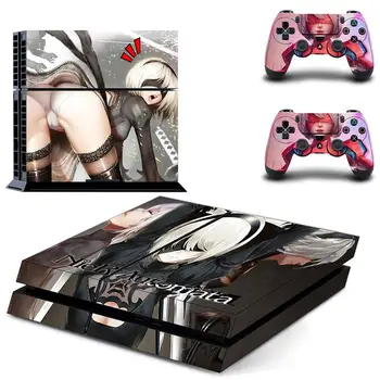 

NieR Automata Full Cover PS4 Stickers Play station 4 Skin Sticker Decal For PlayStation 4 PS4 Console & Controller Skins Vinyl