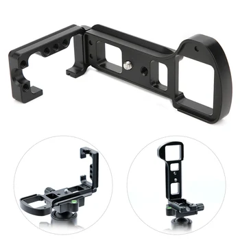 

fotografia A6500 Multihole Aluminium Alloy L Shape Quick Release Plate Hand Grip Bracket for Sony A6500 ILCE-6500 Mirrorless