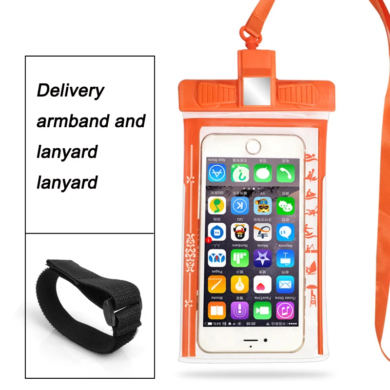 3 Waterproof PVC Bag Diving Mobile Phone Bag for IPhone Outdoor Mobile Phone Case for Samsung Millet HTC Huawei - Цвет: 3