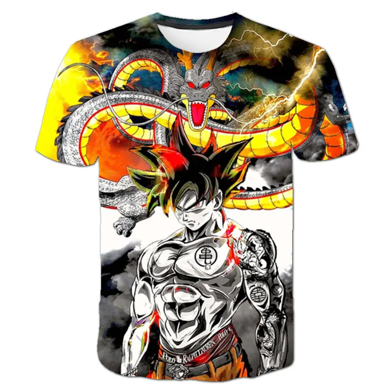 4-14Y Summer Short-sleeved Boys T-shirt animation dragon ball Z t shirts Goku Tops Children's Clothing Teen Clothes Kids Costume 4-14Y Summer Short-sleeved Boys T-shirt animation dragon ball Z t shirts Goku Tops Children's Clothing Teen Clothes Kids Costume