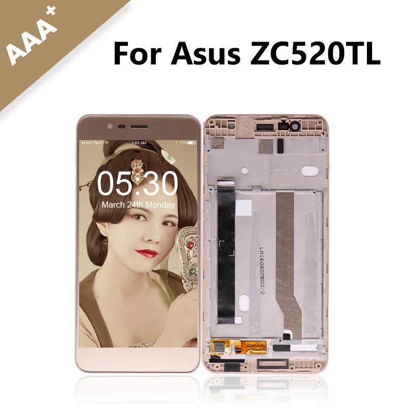 

Original LCD +Frame for Asus Zenfone 3 Max ZC520TL Display LCD Touch Screen Digitizer Assembly X008D ZC520TL LCD Free Shipping