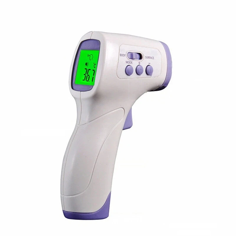 

1pc LCD Handheld Non-contact Infrared IR Digital Thermometer Forehead Thermometer for Body Temperature Measurement Meter