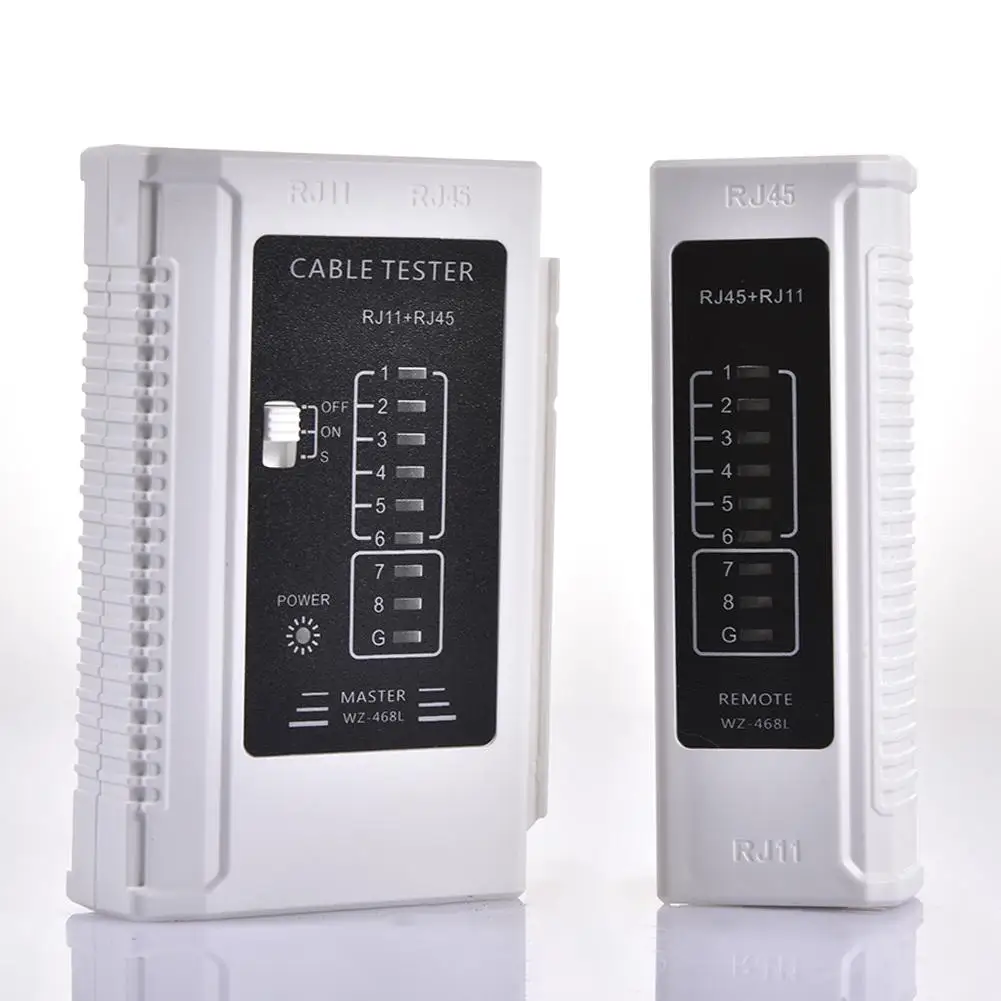 Профессиональный сетевой кабель тест er со светодиодный RJ45 RJ11 RJ12 CAT5 CAT6 UTP кабель тест er детектор дистанционного тестирования Инструменты сети