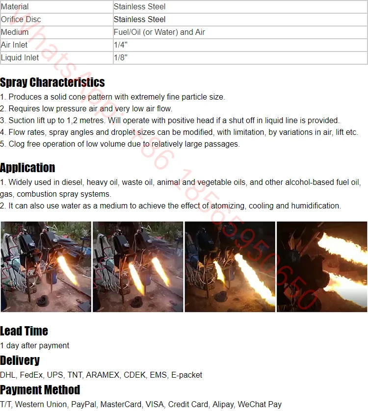 不锈钢虹吸油嘴-描述