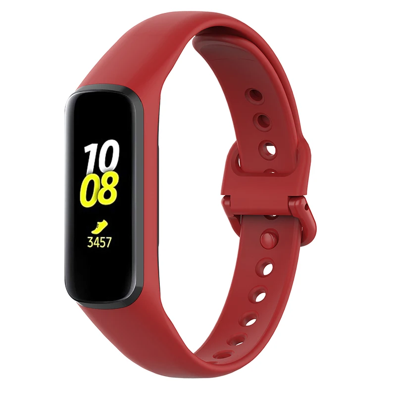 Силиконовый ремешок Laforuta для Galaxy Fit e резиновый спортивный браслет Samsung R375 женский