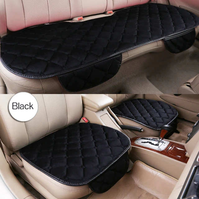 Auto Sitz Abdeckung Winter Dicke Sitzkissen Warme Auto Sitz Matte Protector  Abdeckungen Vorne Hinten Beflockung Tuch Kissen Auto Warme pads - AliExpress