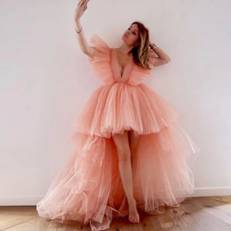 High low puffy dress Clearance