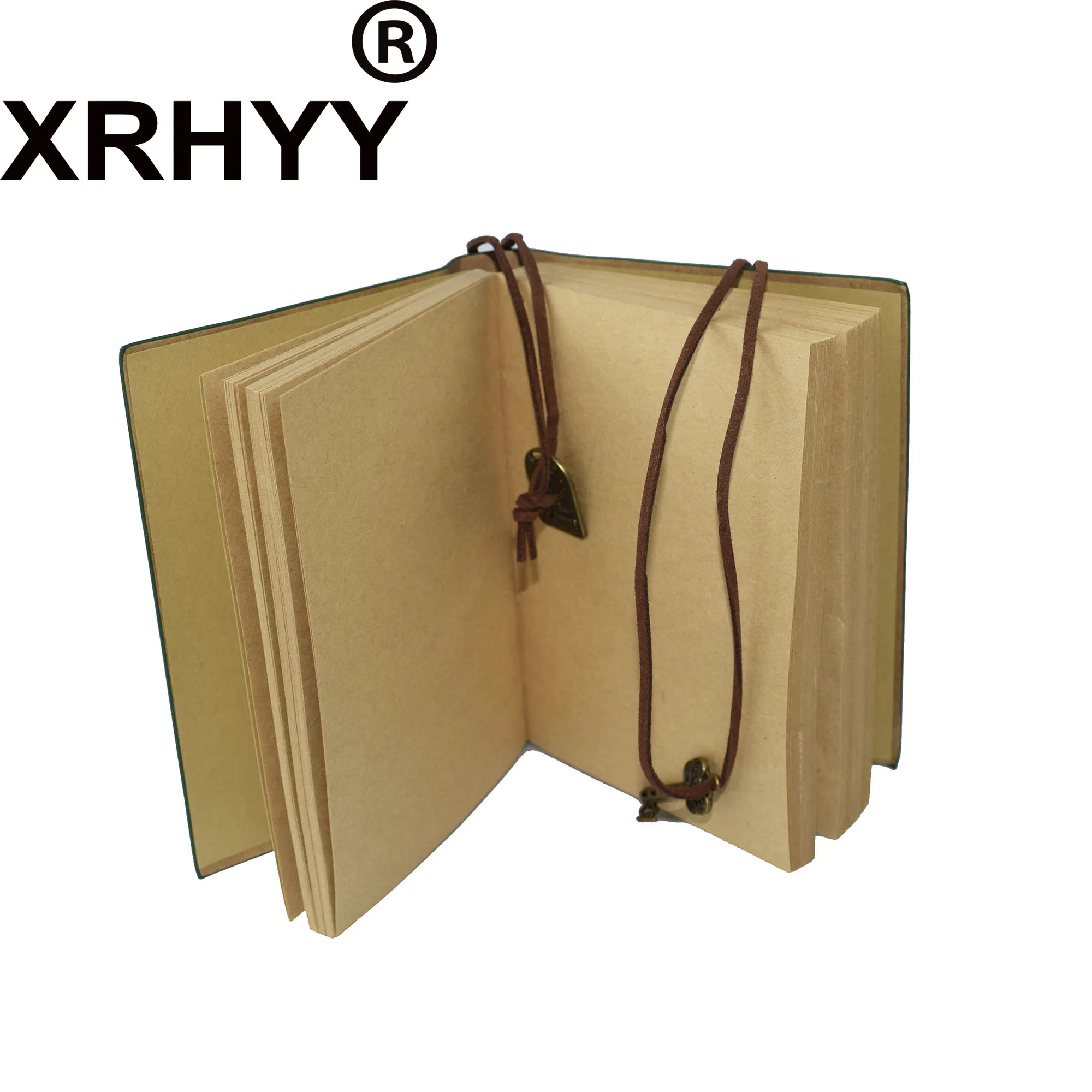 XRHYY дневник на резинке ключ Ретро винажные классические кожаные блокноты(зеленый