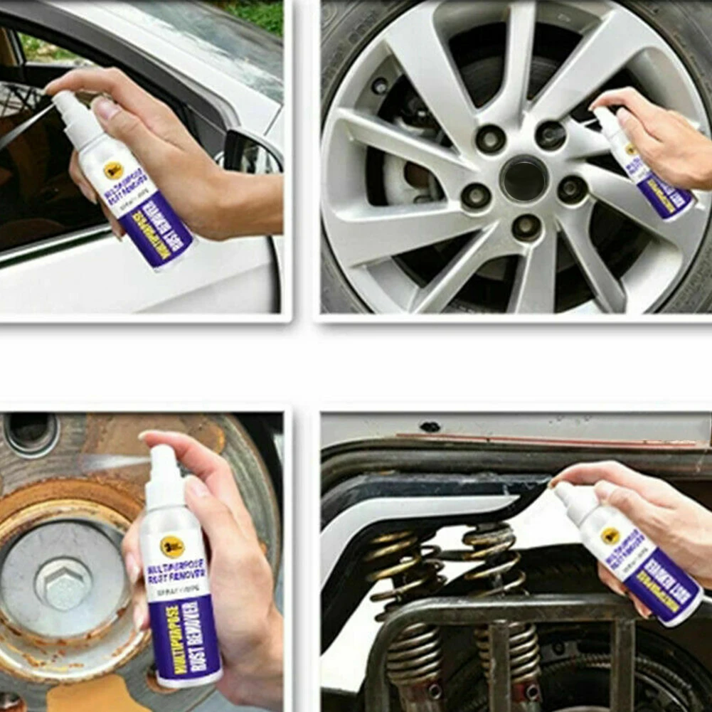 

100ml With Nozzle Car Derusting Rust Remover Easy Apply Moisturizing Multifunction Spray Lubrication Tool Inhibitor Universal