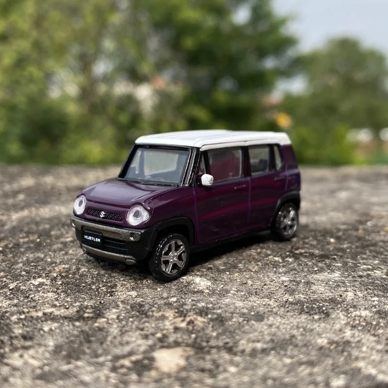 1:64 Diecast Toy Vehicles Mini 5cm SUZUKI HUSTLER Plastic Model Car Ornaments Toddler Boy Toys