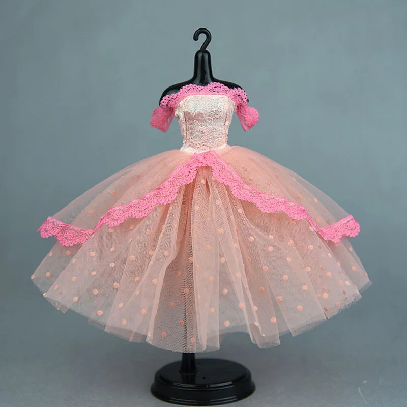 Handmade Pink TuTu with Pink Foil Top Dress FOR 11 1//2/" Doll