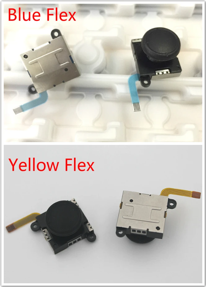 1pcs 3D analog joystick Thumb Sticks sensor replacement for Nintend Switch NS Joy Con controller parts Repair Black