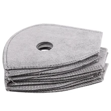 10 шт. Анти Пыль Дым Туман PM2.5 рот маска фильтр Замена активированный уголь