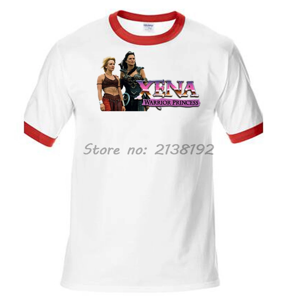 Xena Warrior Princess tv Show, Лицензированная Мужская футболка с логотипом, Футболка реглан для взрослых, брендовая Летняя мужская футболка, подарок - Цвет: same as picture