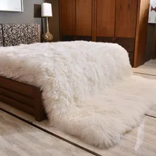 Ковер из натуральной овчины 180*200 см, меховой ковер для домашнего декора, меховой коврик для гостиной, Новая Зеландия, овечий мех, покрывало для кровати, одеяло