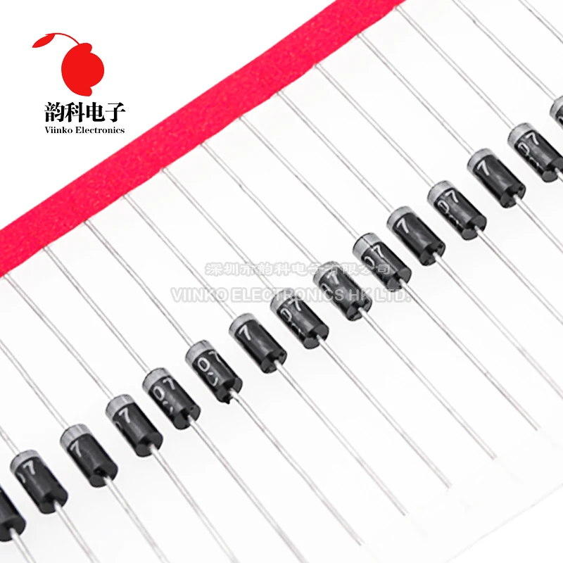 100pcs RL207 2A 1000V DO 15 정류기 다이오드|diode in4003|diode ...