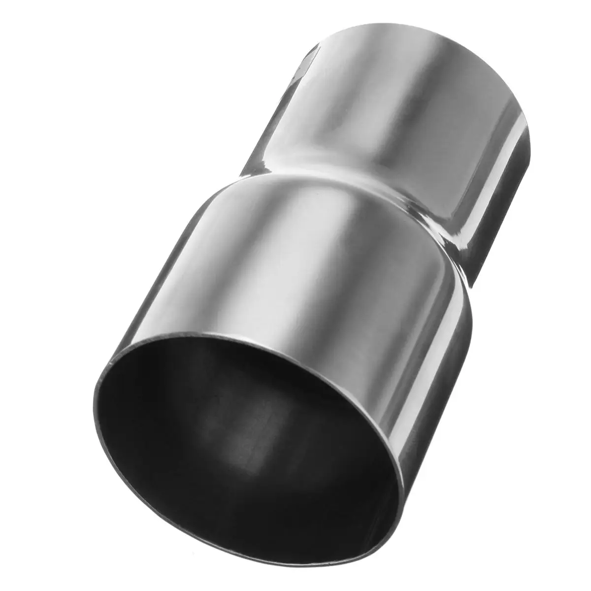51-63MM Exhaust Pipe Adapter,Universal Stainless Steel Exhaust Pipe Connector Tube Adapter Reducer Modified Part
