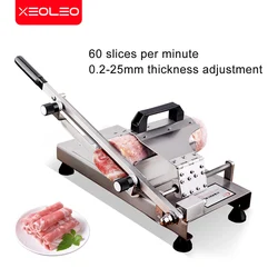 XEOLEO Manual Meat Slicer Meat Cutter Machine Manual Cutting hard medicine machine Commercial Stainless steel Slice medicine