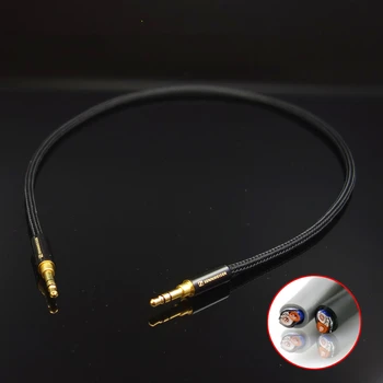 

1pcs 3.5 pair recording cable / 4N copper / male to male / headphone pair recording cable / 3.5 to 3.5
