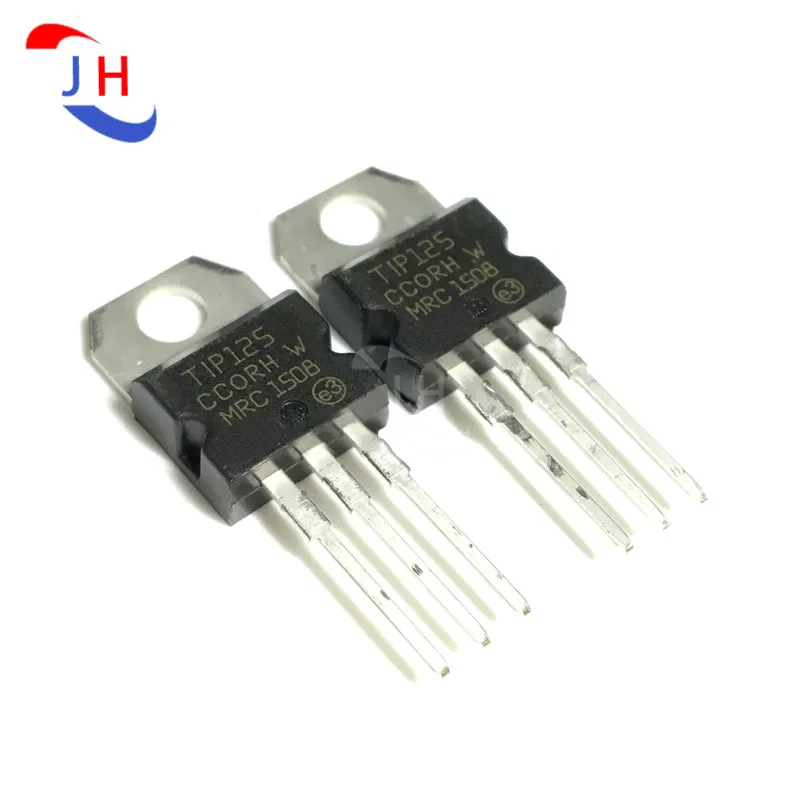 

10 шт., новый транзистор TIP125 5A/60V Darlington TO-220, вставляется напрямую, TIP125 5A, большое количество микросхем являются детской