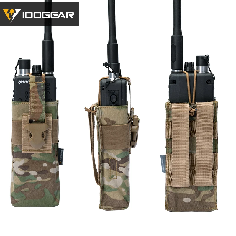 IDOGEAR тактический Радио Чехол для RRV жилет Walkie Talkie MOLLE MBITR PRC148 152 Airsoft тактический инструмент чехол 3552