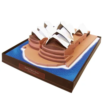 

Australia Sydney Opera House 3D Paper Model World Famous Architectural Model Handmade Buidling DIY Educational Toy Collection