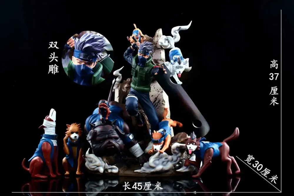 Экшн-фигурка из аниме Наруто шипудэн Hatake Kakashi Battle Ver. GK статуя ПВХ Sasuke