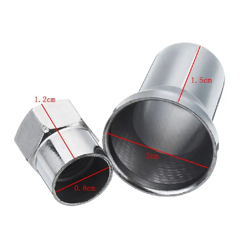 12 шт./компл. TR413 хромированный шток клапана автомобильной шины шестигранный