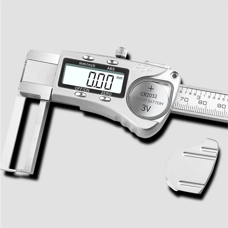US $68.84 LCD Digital Display Internal Groove Vernier Caliper 150mm Can Transmit Data Caliper Micrometer Inner Groove Measuring Tool