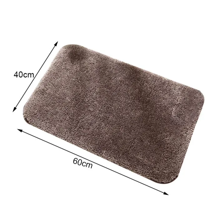 Противоскользящий коврик для ванной комнаты, машинная стирка, Мягкий впитывающий коврик из микроволокна 66CY