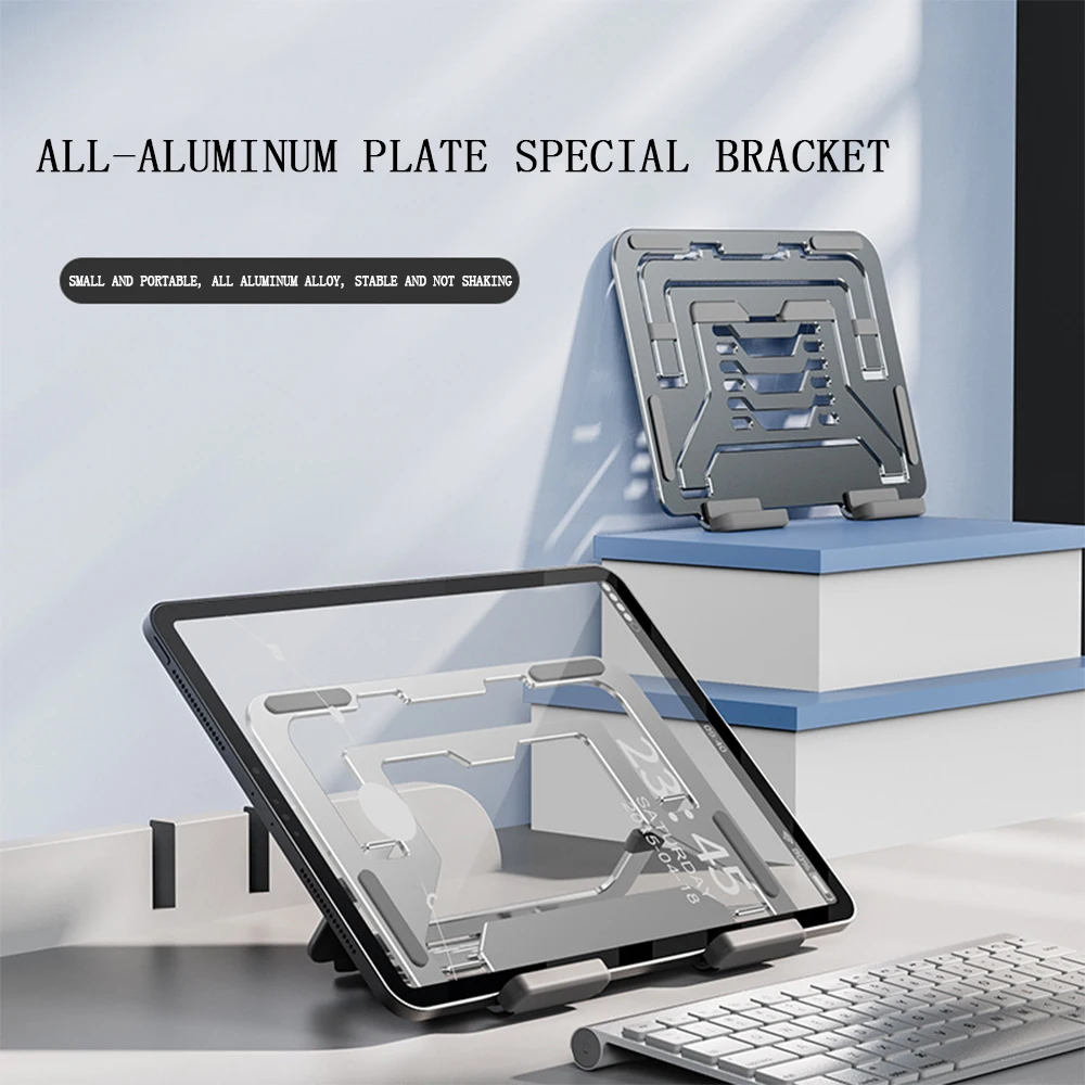 Aluminium Tablet Holder Foldable Tablet Stand Suitable For 6 7 8 9 10 11 Inch Tablets Accessories For ipad Samsung Xiaomi Tablet - 2