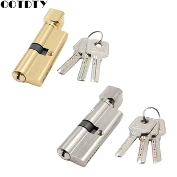 

1Set Door Cylinder Lock Anti-theft Entrance Metal Door Lock with 3 Keys for Home
