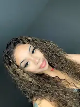 Brasileño destacar agua onda de encaje del pelo humano del Frente pelucas con minimechones encaje de colores cierre peluca para mujeres Density150 pelo Remy