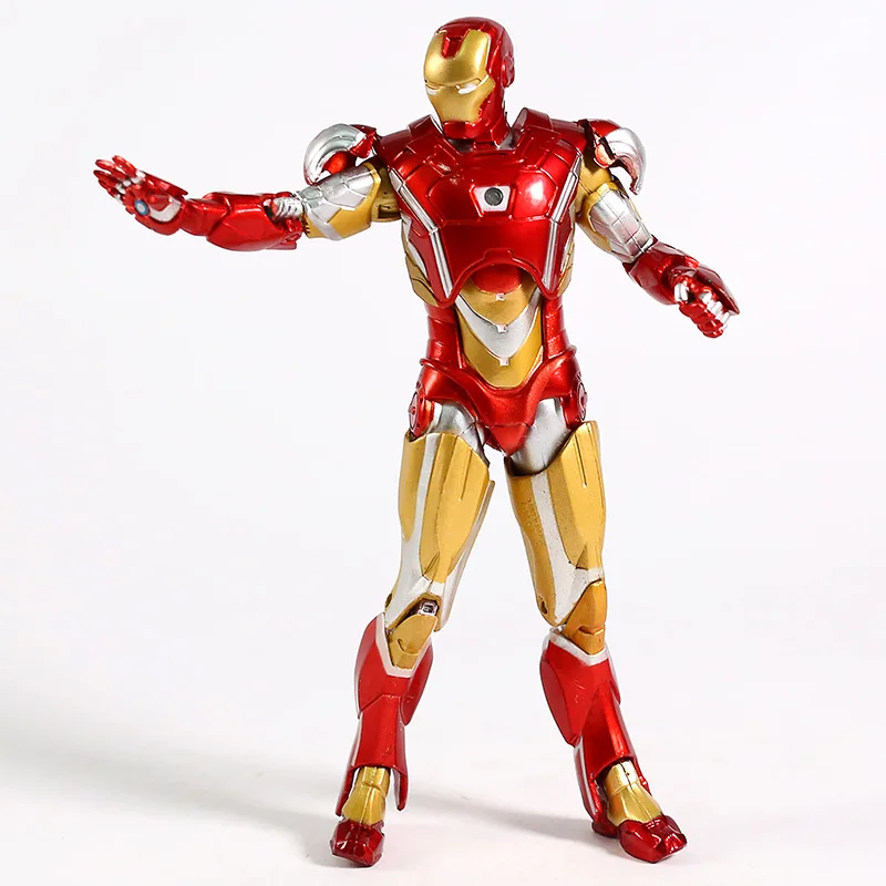 Marvel Железный человек 3 Марка ХХI МК 21 Коллекционная фигурка ПВХ модель игрушки с светодиодный светильник