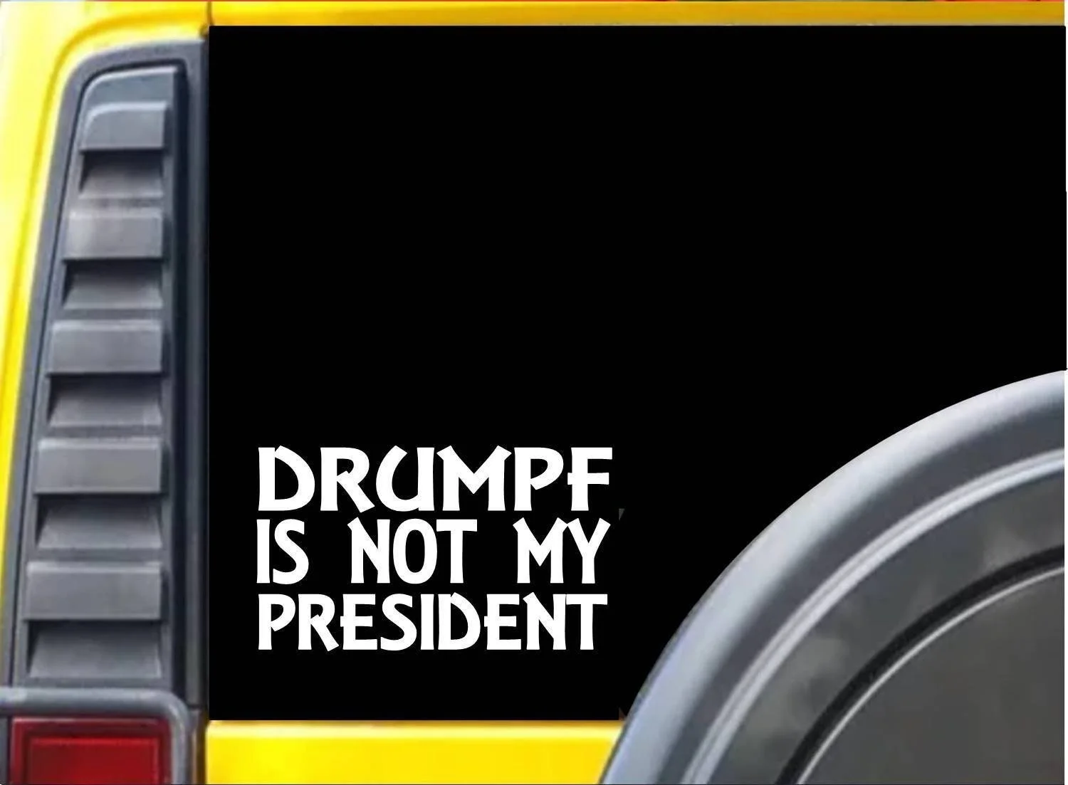 Drumpf не мой президент K279 Трамп 6 дюймов стикер холлари Наклейка на компьютер