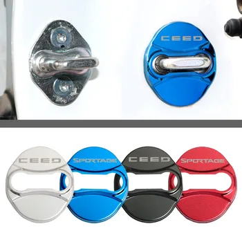 

Car-Styling car door lock cover Auto Emblems Case For KIA sportage ceed kia sorento K3 Optima Stickers Accessories Car Styling