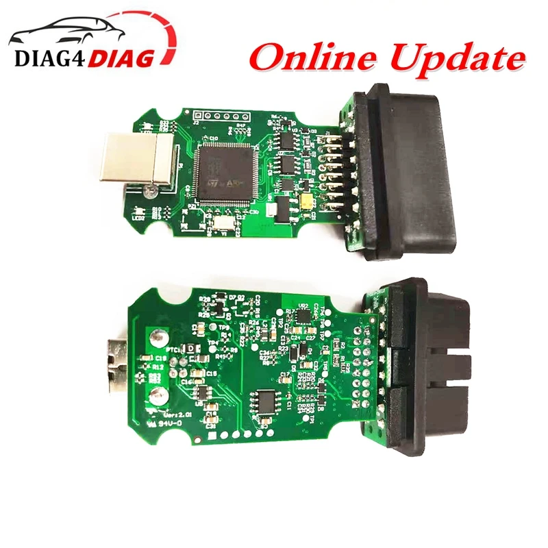 Chip Originale Vag Com Stm32F405 Versione 23.3.0 22.10 Licenza Completa Illimitata V2 Stm 405 Interfaccia Diagnostica Per Auto Stm32F415