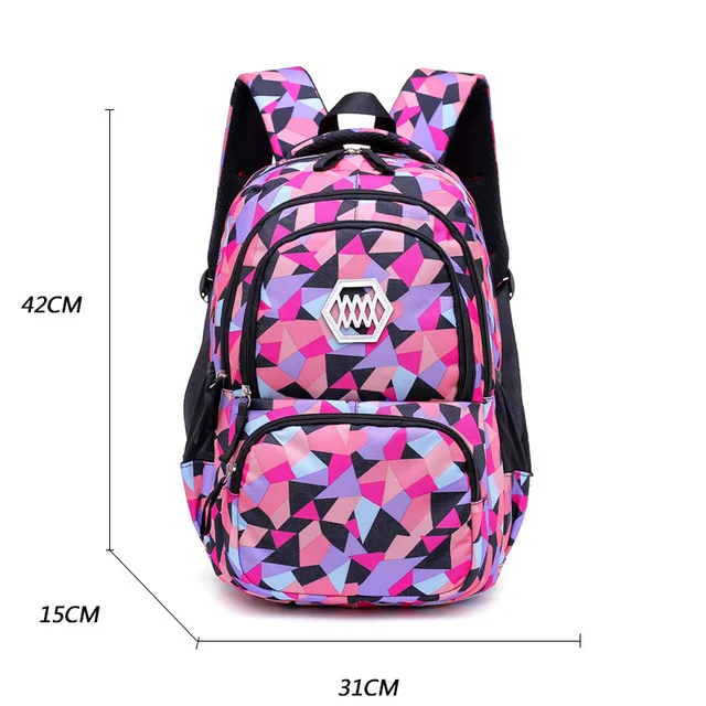 Middle School Supplies and Backpacks Girl Orthopedic Large Bagpack Student Girl's Bag Children's Travel Rucksack;morral escolar - Цвет: Black Small
